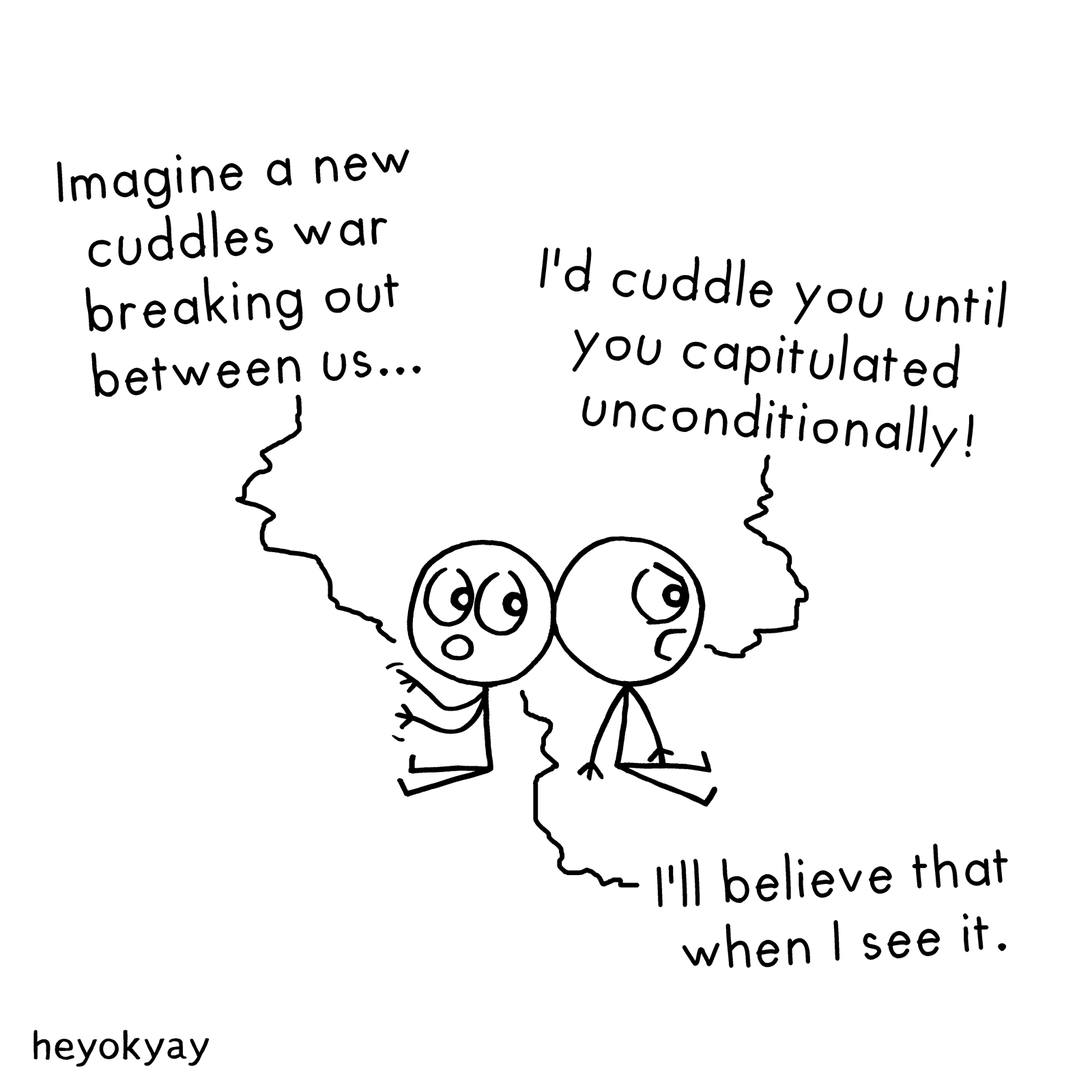 Cuddles Conflict heyokyay comic