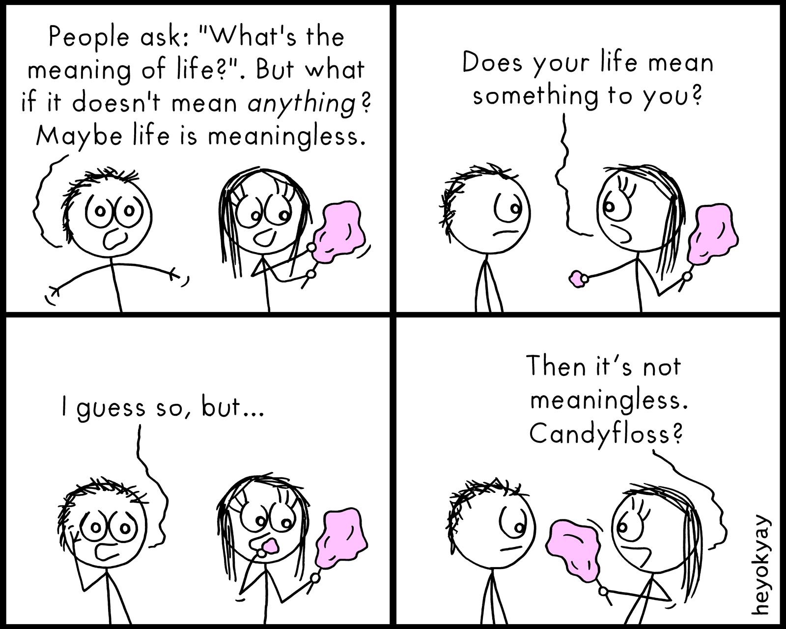 Meaning Comic Hey Ok Yay 