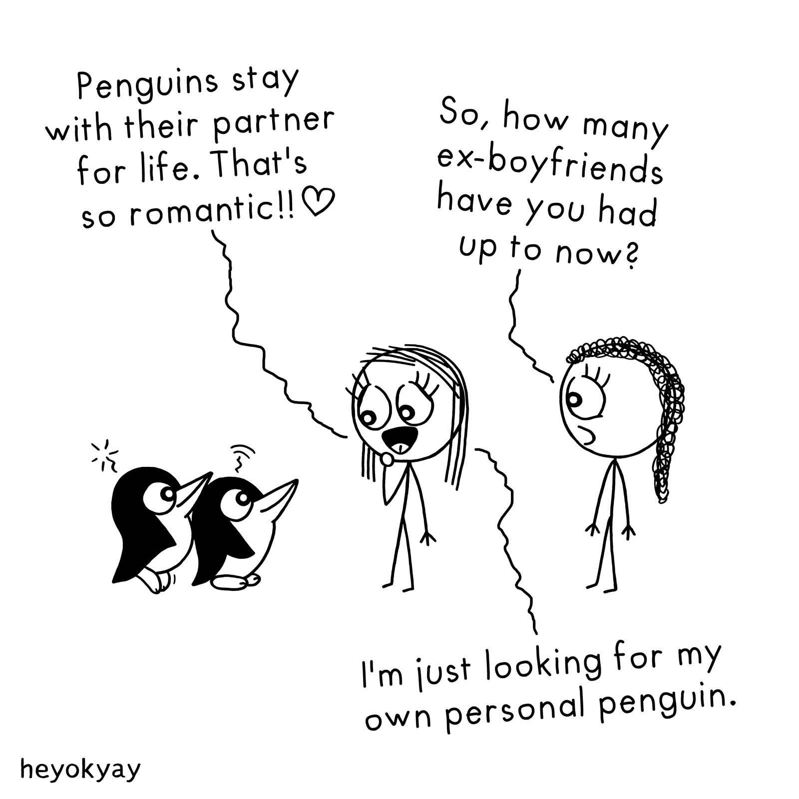 Penguins heyokyay comic
