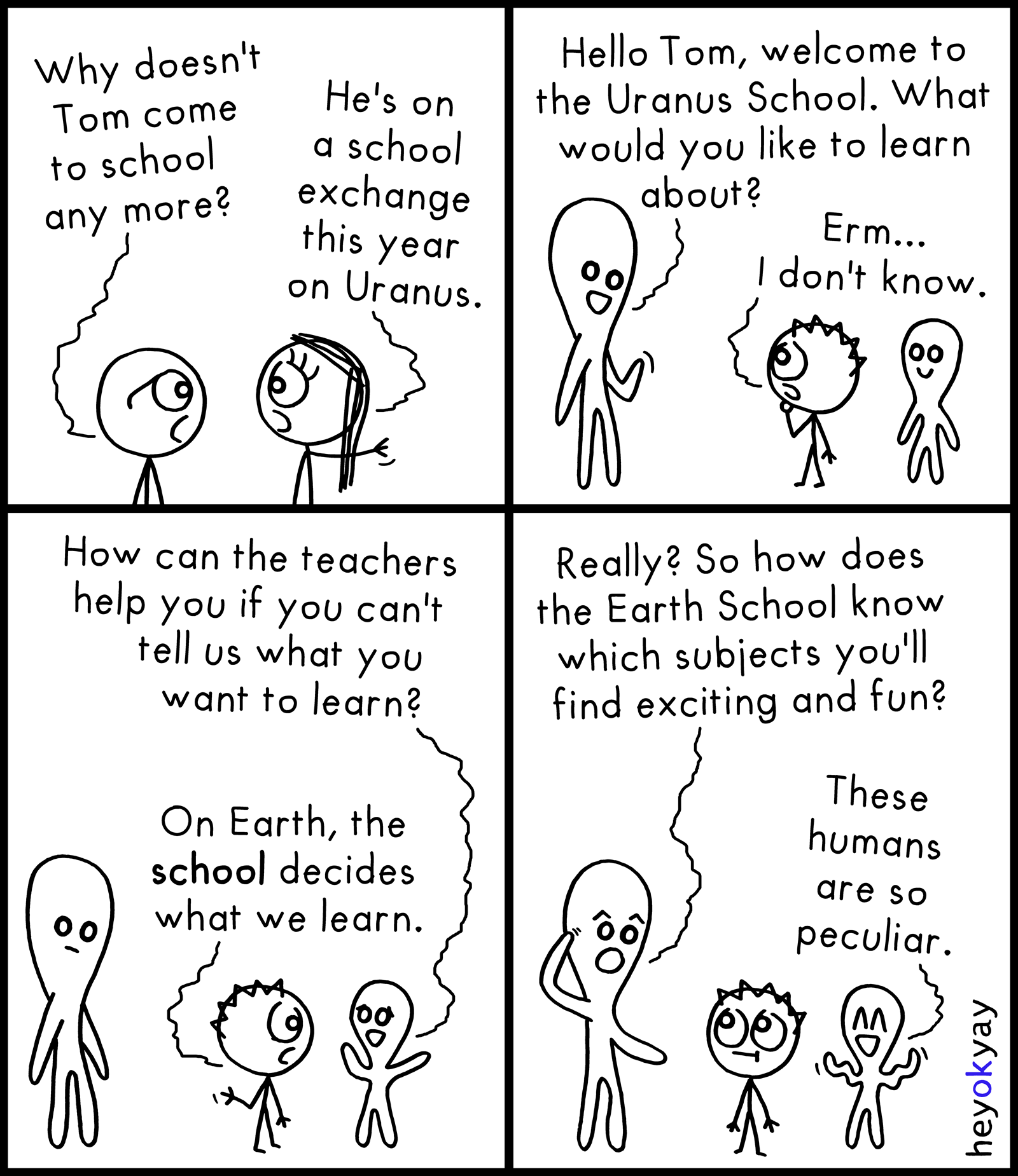 Uranus School heyokyay comic